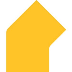 PermaLean TL300 45° Corner to Join 2in Rolls 3.3in x 2.7in