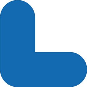 PermaStripe TL528 L 7in x 7in Anti-Slip Floor Marker