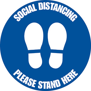Social Distancing Sign