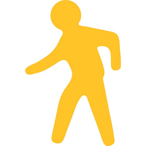 LEAN PermaLean TL77 Walking Figure 13in x 19.6in