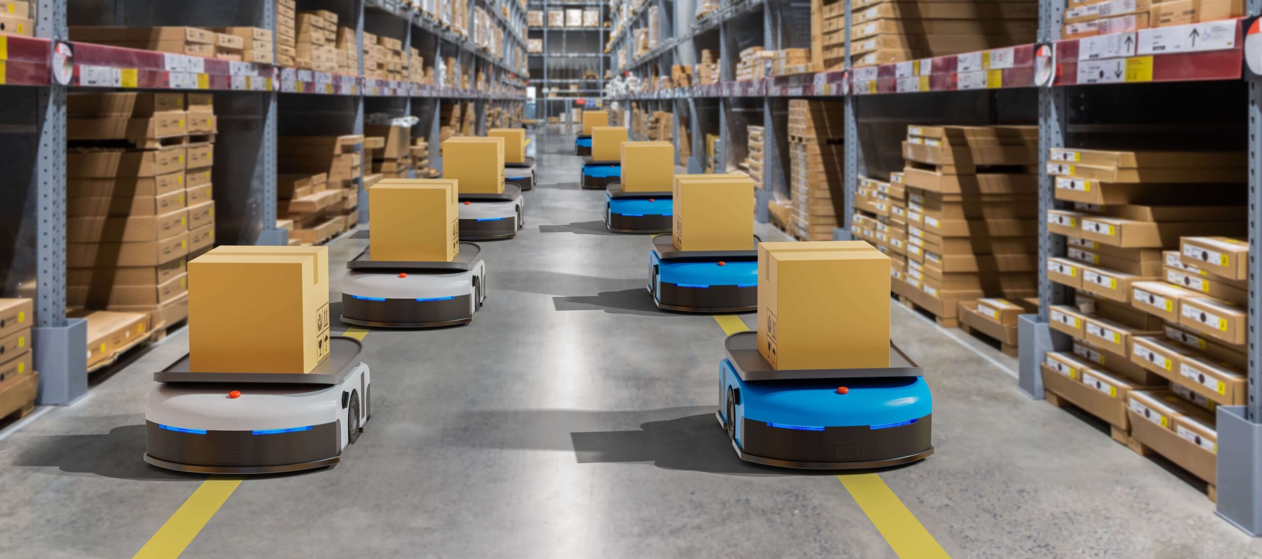 AGVs-Following-Line-Marking-Tape-System